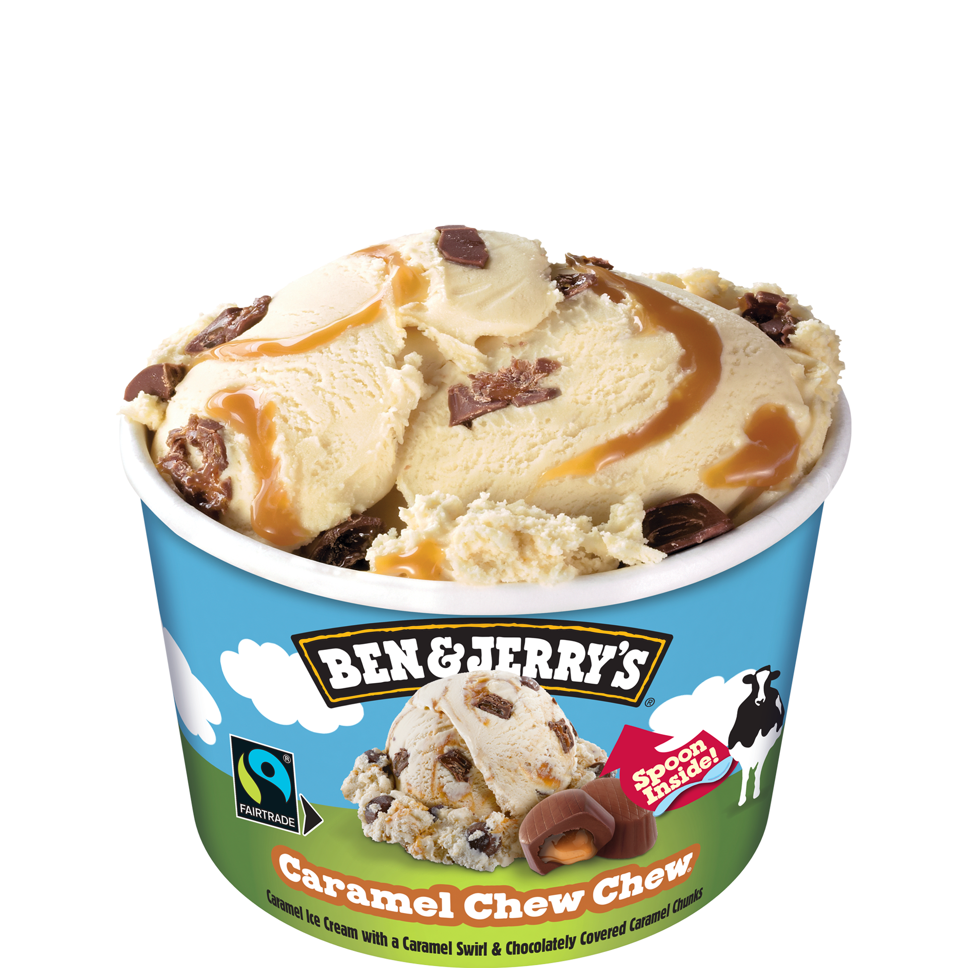 Caramel Chew Chew Eiscreme - Mini