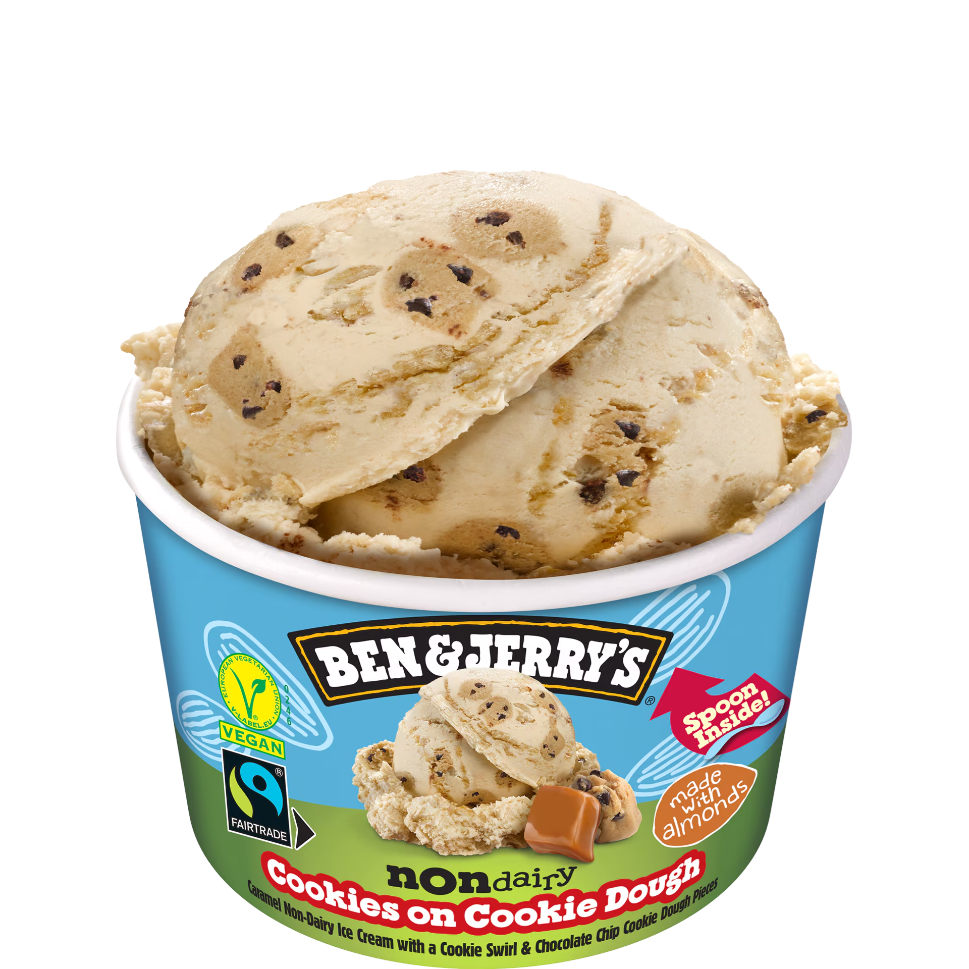 Cookies on Cookie Dough Non-Dairy Frozen Dessert Shorties