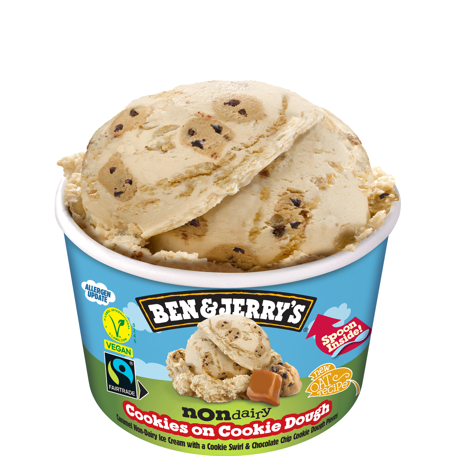 Cookies on Cookie Dough Non-Dairy Oat Shorties